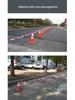 Reflective 70cm Rubber Traffic Cone - Road Safety Construction Warning Bollard