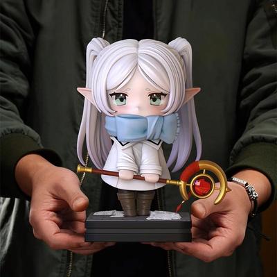 Hot Anime Frieren Beyond Journey End Animation Peripheral Hand-made Model Figure Funeral Lillian Kawaii Desk Decor Toy Gifts S Kid Friendly