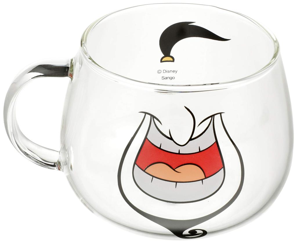 Misato Pottery Glass Genie Disney Mouse Heat-Resistant Mug, Design, 420cc, Mug, 3273-07