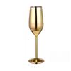Champagne Cup 6oz Stainless Steel Champagne Flute Metal Wine Goblet Cup Bar Restaurant Goblet Home Bar Party Supplies