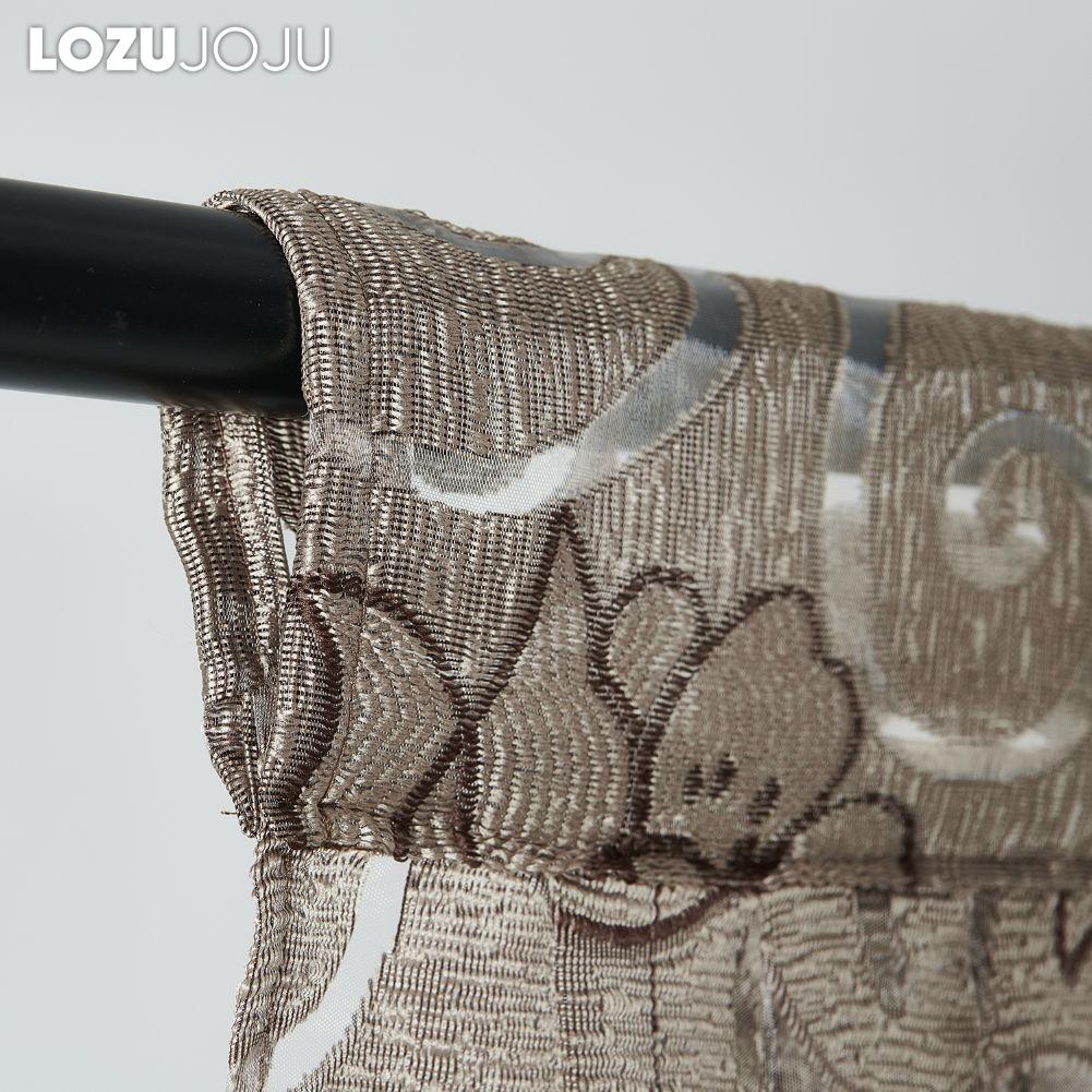 1 szt. LOZUJOJU Europejski Styl Lekki Luksus Retro Żakardowa Lambrekina Koralikowa Bordiura Głowica Zasłony do Sypialni Salon Dekoracja Okna Wystrój Domu