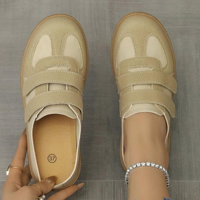 

Обувь на липучке Немецкая тренировочная обувь Кеды Повседневная обувь на толстой подошве Одинарная обувь 41 хаки