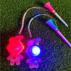 Golf Tees Flashing Light Cartoon Golf Rubber Tees Novelty Rabbits Shape Tees for Enhances Durability