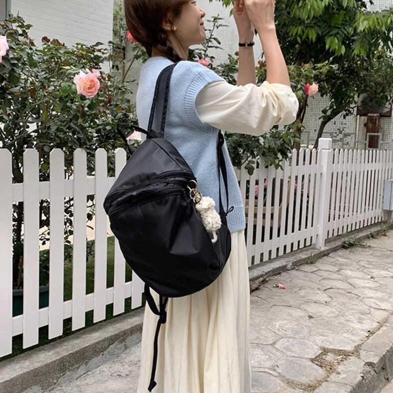 Lightweight Outdoor Sports Canvas Women's Backpacks for Cycling, Hiking, Waterproof Travel, Men's and Women's Large-capacity Backpacks