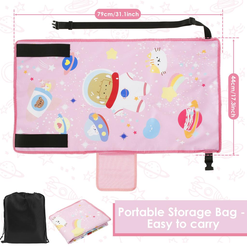 1/2Pcs Kids Travel Airplane Bed Baby Pedals Bed Foot Leg Rest Hammock Baby Footrest Bed Toddler Airplane Seat Extender 79x44cm