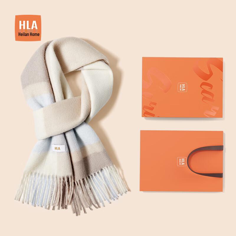 Heilan Home Women's Pure Wool Winter Scarf