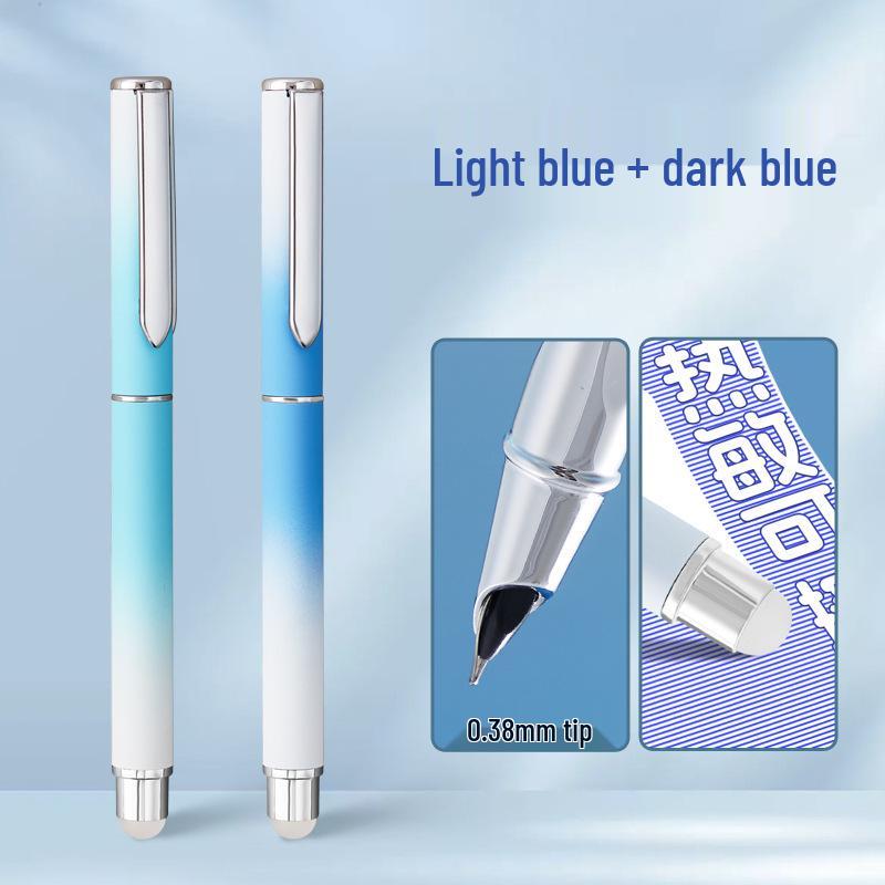 Erasable Calligraphy Fountain Pen, Grade 3, with Hidden Nib and Posture Correction, 0.38mm, Replaceable Ink for Kids