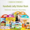 Bilingual English-Chinese Children's Jelly Sticker Book: Educational DIY Fun Scenes
