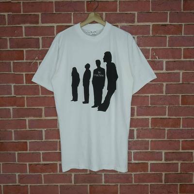 Vintage 90-tal Tin Machine Amerikanskt Hårdrocksband David Bowie Promo Musiktshirt storlek L