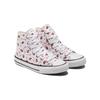 Converse Chuck Taylor All Star High Top Kids Canvas Shoes White Red Kids Sneakers 671289C