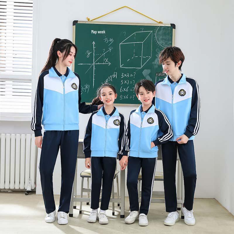 Unisex Casual Hoodie Sports Set for Couples - Spring/Autumn 2022 Sportswear, Team School Uniform, Parent-Child Matching Outfit. 5XL синий