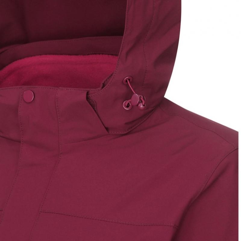  Mountia  Women S Mike Waterproof 2 In 1 Fleece Padded Jacket Magenta
