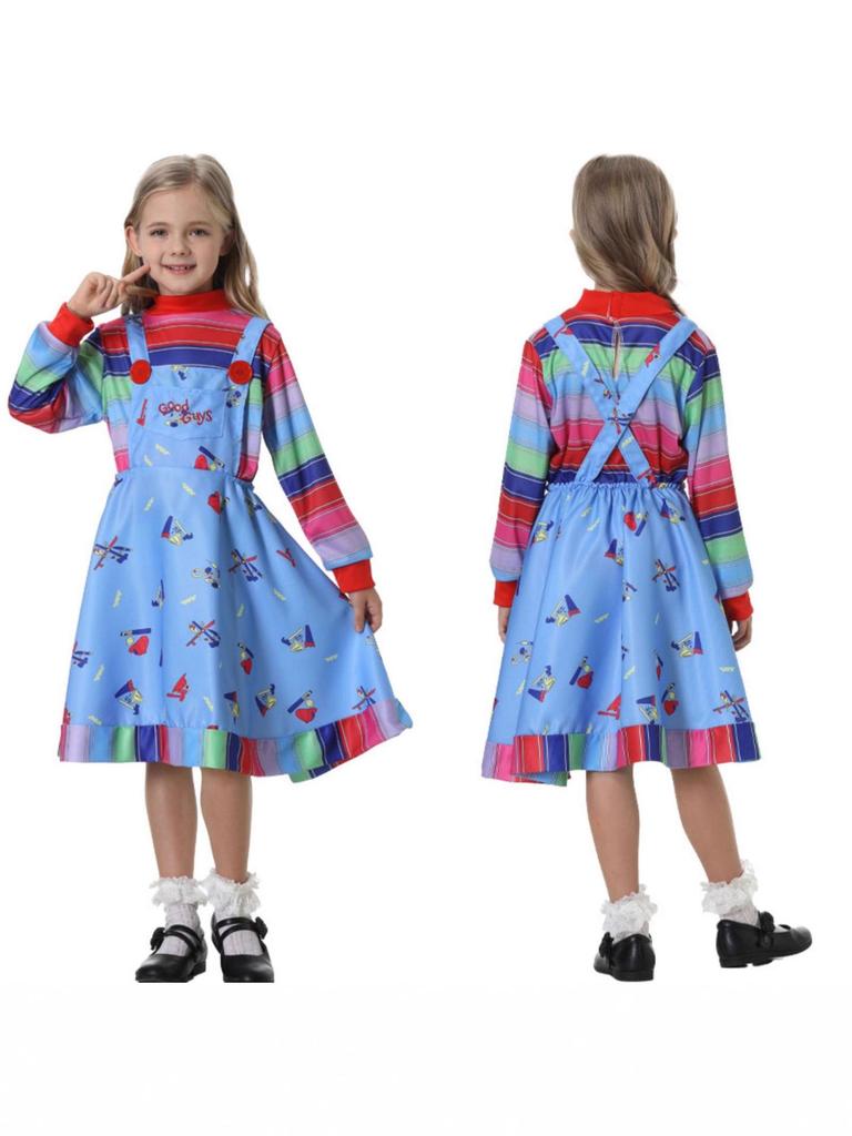 Chucky Series Halloween Ghost Doll Costume for Kids