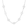 Cazador Clear Zircon 7 Chakra Flower Pendants Necklaces for Women Stainless Steel Yoga Meditation Health Jewelry Amulet Necklace