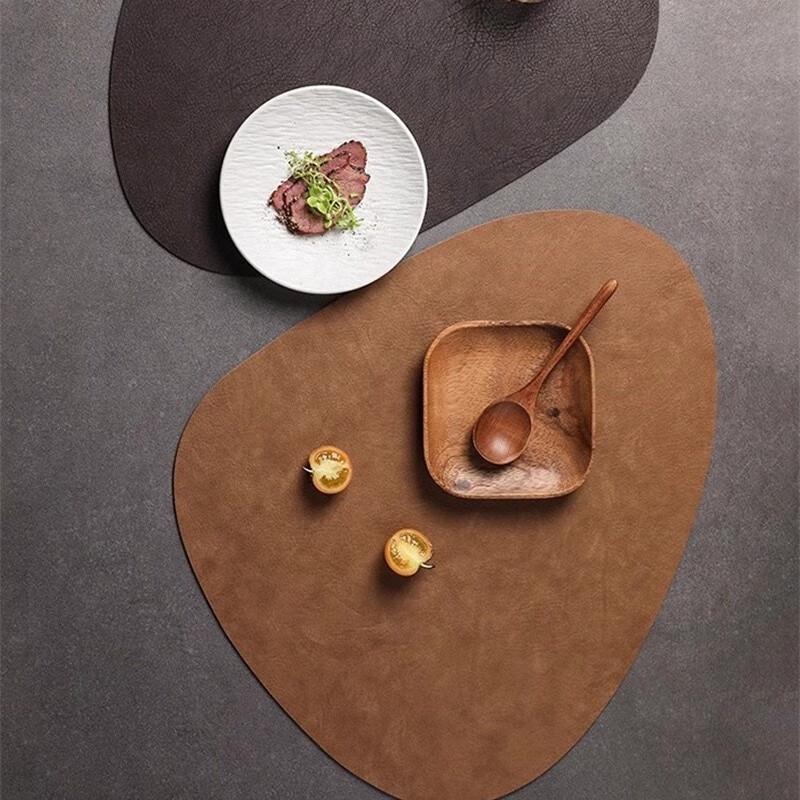 ZISIZ Nordic Style Rectangular Woven Placemats (Set of 4)