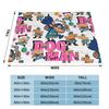Dog Man Dogman Movie Comic Fleece Blanket Cartoon Animals Funny Throw Blankets for Home 200x150cm Plush Thin Quilt
