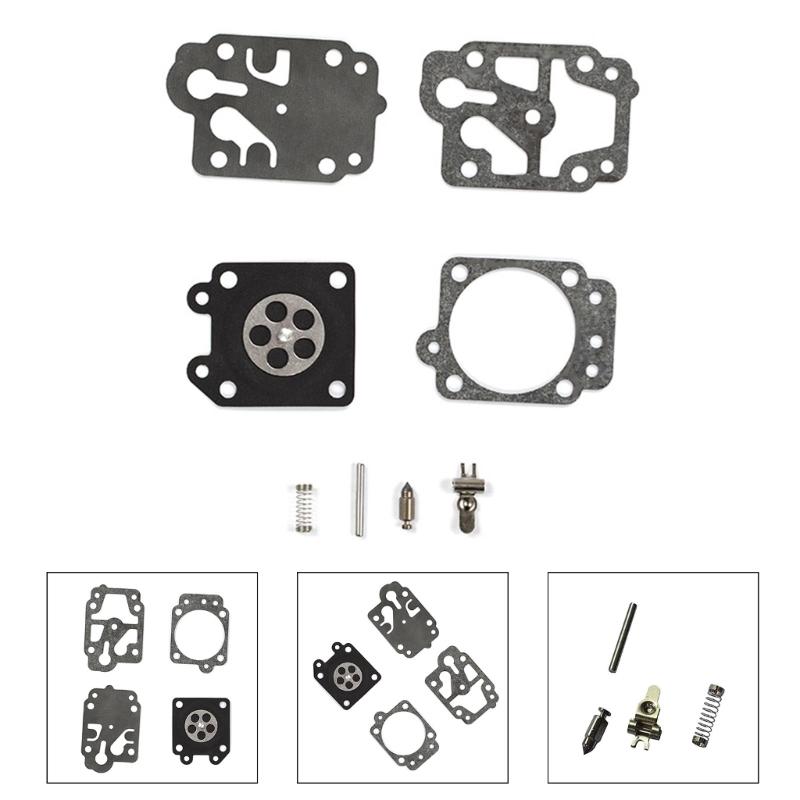 Carburetor Carb Rebuild Kit Shadow Gasket Diaphragms Repair for 26cc 33cc 43cc 49cc 52cc Motorbike Dirt Pit Bike Durable