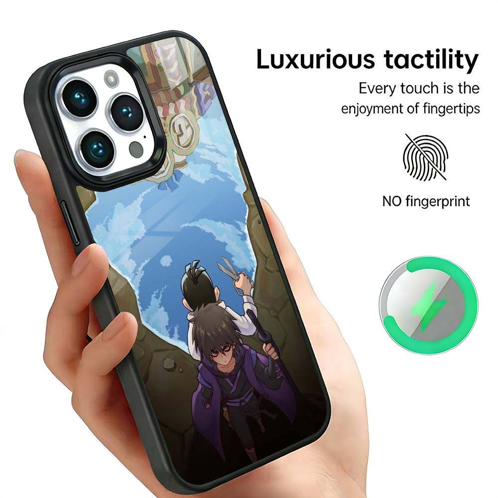 

S-Scissor S-Seven Anime Phone Case For iPhone17,16,15,14,13,12,11 Plus,Pro Max For Magsafe Wireless Charging iPhone11