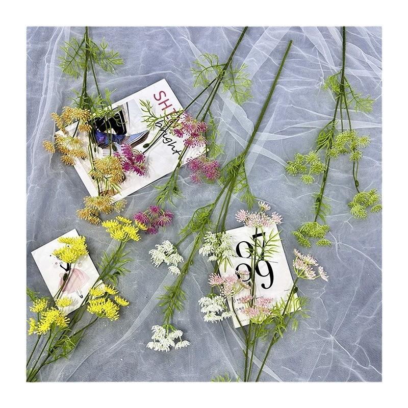 Plants Faux Flowers Plastic Wedding Wall Decor For Photography Arrangement Home