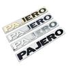 Metal Alloy Car Rear Letter Emblem Trunk Sticker for Mitsubishi PAJERO Logo Decorative Badge Auto Modification Accessories MQ9