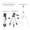 Compact Camera Tripod & Mobile Phone Holder for Selfie, Live Streaming, and Photography