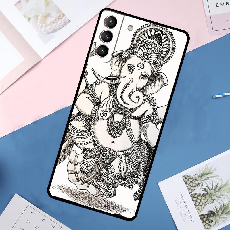 Ganesha Case For Samsung Galaxy S24 Ultra S21 S22 S23 S25 Ultra S9 S10 Plus S20 FE S25 FE Back Cover