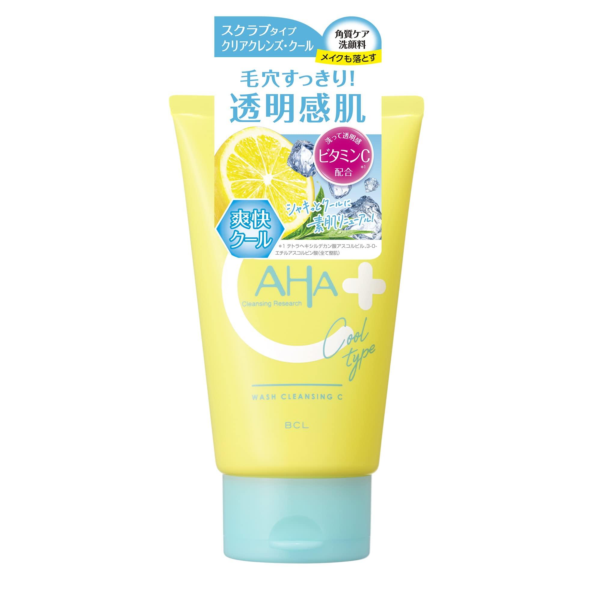 Cleansing Research Wash Cleansing C Cool [3-in-1: Makeup Remover + Face Wash + Exfoliation] Skin Renewal from Deep within Pores