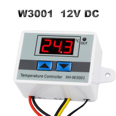 W3001 W3002 Microcomputer Temperature Controller DC12V 24V AC110 AC200V Digital Thermostat Thermorelator Heating Cooling Control