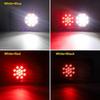 2Pcs Double LED Trailer Tail Lights - Stop Turn Backup Reverse - Horizontal Vertical Mount