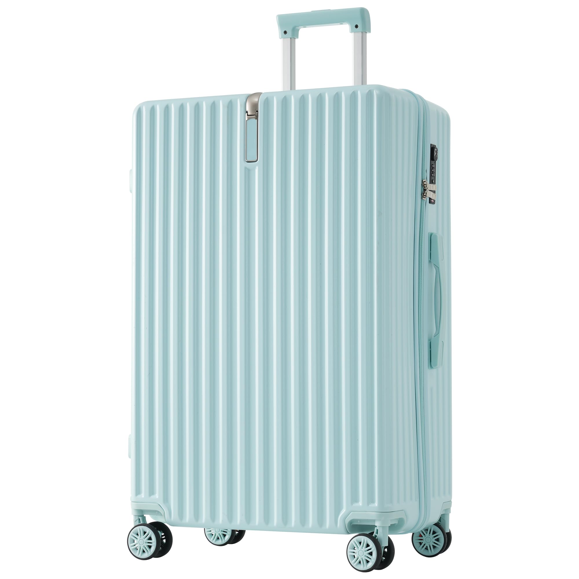 

переносити переносити 2 ночі та 3 S прихований гачок 360 градусів безшумний подвійний з обладнаним TSA відрядження [BTM] Валіза, кейс, сумка, маленький, легкий, світло-синій колір