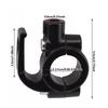 2-in-1 Universal Helmet Hook Motorcycle Bike Mirror Base Mount Anti-lost Helmet Lock Holder Saving Hook for Electric Scooter