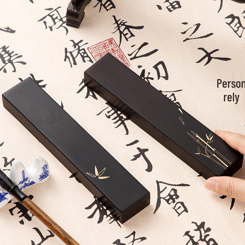 Bamboo Calligraphy Paperweight - Beginner's Book Press & Practice Tool - Four Treasures of the Study