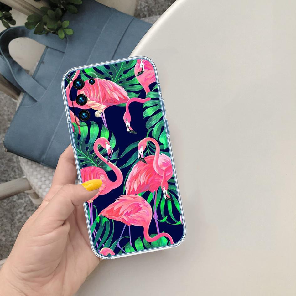 CJ54 Flamingos Pink Bird Flower Case for LG K22 K30 K40 K40S K41 K42 K50 K50S K51 K51S K52 K61 K62 K71 K92 Q60 Q61 V40 V50 V60
