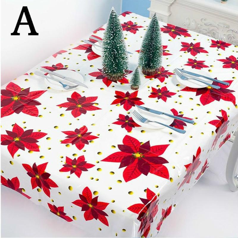 קישוט שולחן מפה חד פעמית קישוטי חג המולד לבית קישוטים עשה זאת בעצמך עיצוב לחג המולד