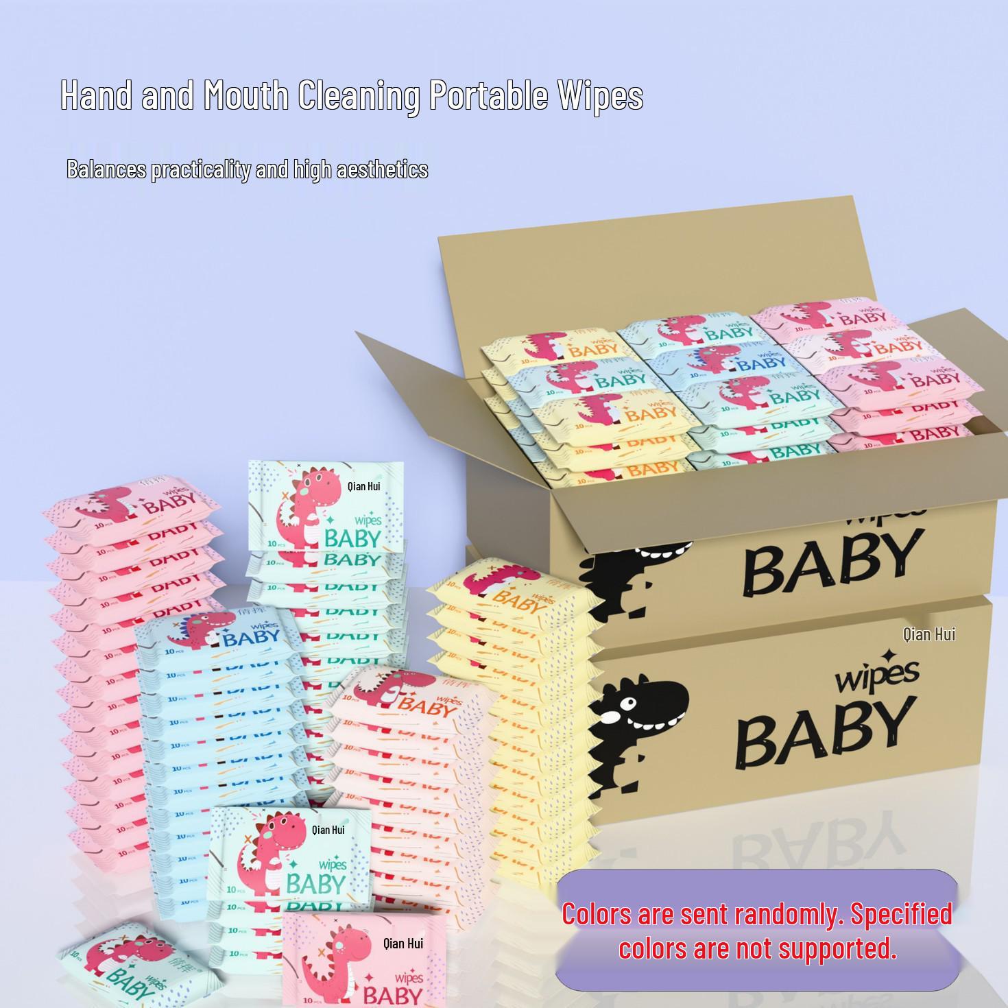 

Compact Wet Wipes for Female Students & Kids: Portable Hand & Mouth Cleaning Wipes