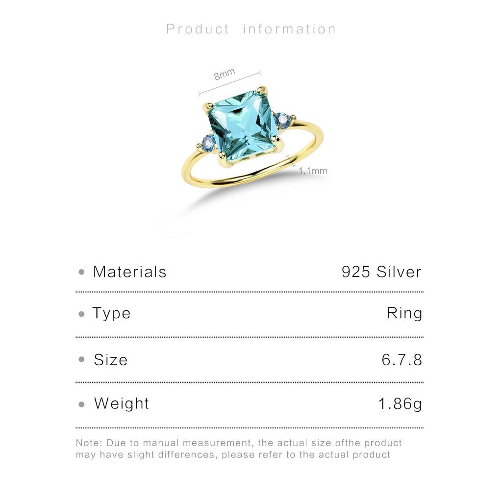 ANDYWEN 925 Sterling Silber Gold Big Green 9mm CZ Zirkon Ring Kristall Frauen Hochzeit Luxus Edlen Schmuck
