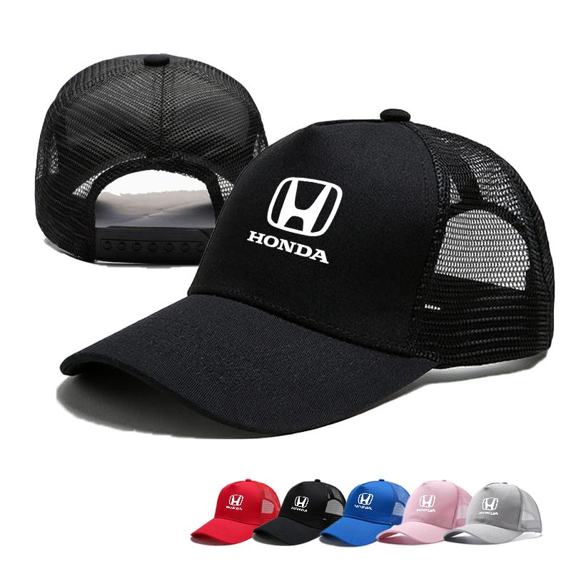 Leisure Car Logo Cap Cotton Breathable Adjustable Baseball Hat For Honda Civic xrv hrv crv brv City Accord Fit Jazz Insight PH2