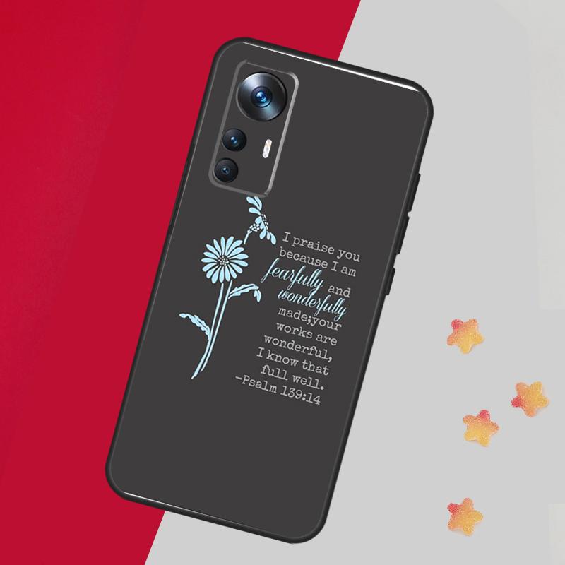 Christian Psalms Case For Xiaomi 15 Ultra 13 14 11T 12T 13T 14T Pro Cover For POCO F7 F6 F5 X3 X5 X6 X7 Pro