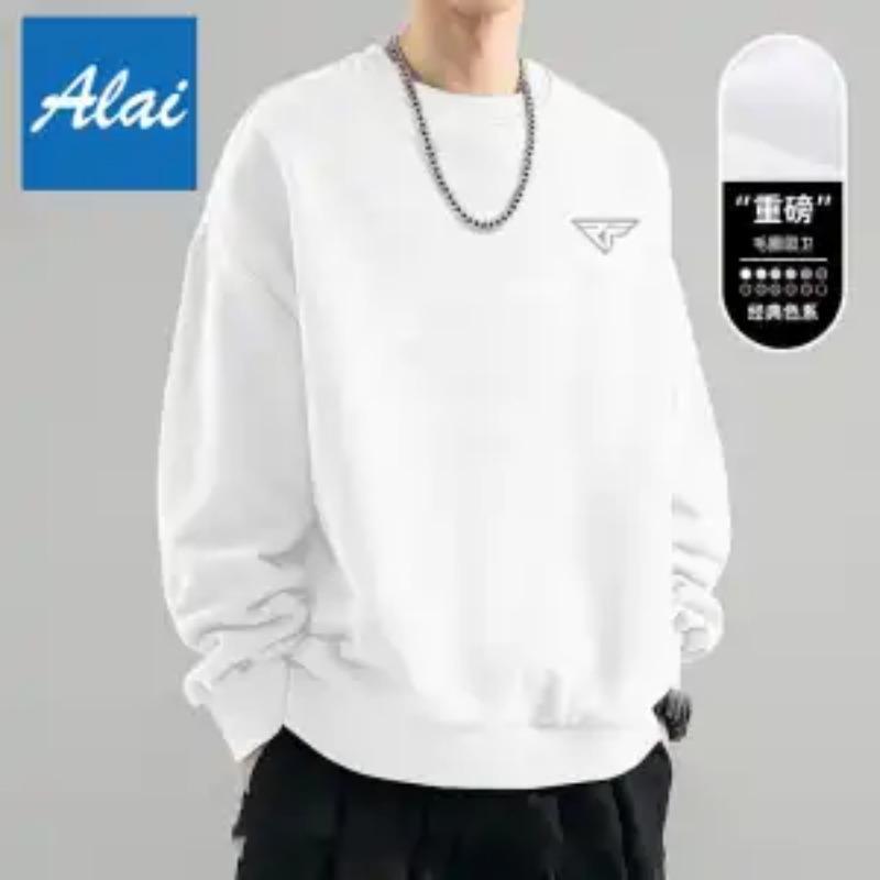 Purple Pullover 2025 New Couple Wear Sweatshirt Men and Women Same Style Shoulder Casual Top