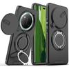 For Honor Magic 7 Lite 5G Case Car Magnetic Holder Ring Shockproof Armor Case For Honor Magic 7 Lite Slide Lens Protect Cover