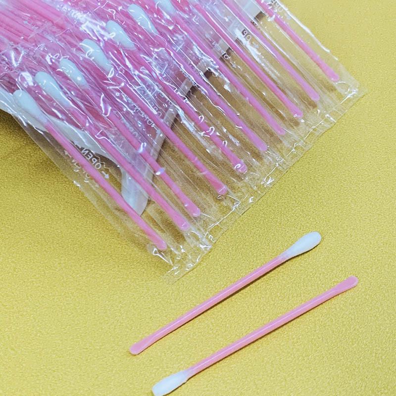 Two-in-One Ear Cleaning & Makeup Cotton Swabs with Independent Ear Spoon