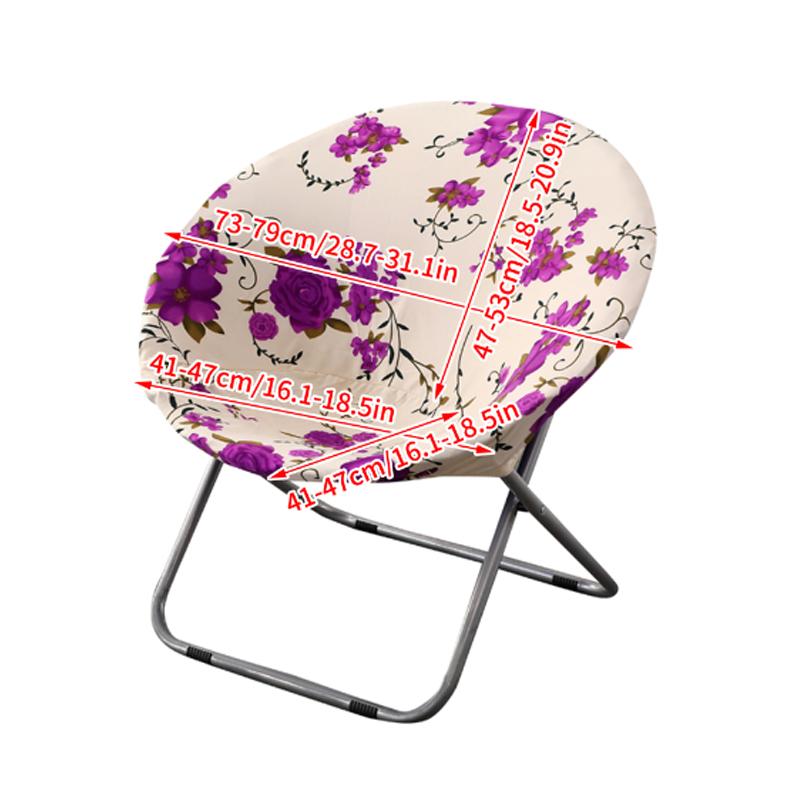 Moon Chair Dust Cover Removable Washable High Stretch Sun Chair Cover Seat Protector Anti-Dirty Elastic Slipcovers (NO Chair)