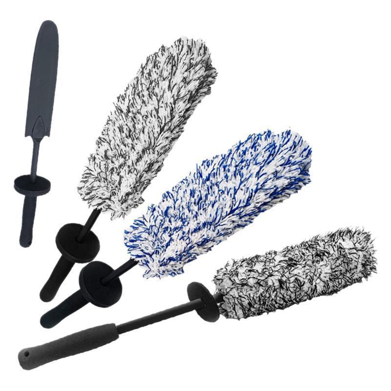 Ultra-Fine Fiber Car Wheel & Tire Cleaning Brush - No Scratch, Soft Detailing Tool