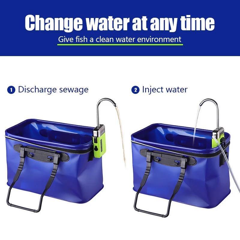 1 Stücke Automatische Kleine Wasserabsorber Multifunktionspumpe Outdoor Angeln Sauerstoff Booster Pumpen
