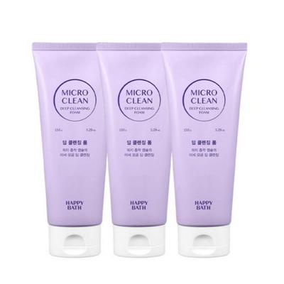 Micro Micellar Deep Cleansing Foam, 3 Packs, 150g
