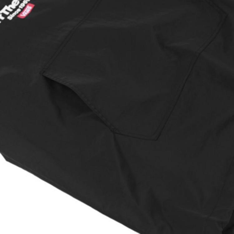 Vans Printed Street Style Hooded Jacket Men Jackets Black VN0A489XBLK