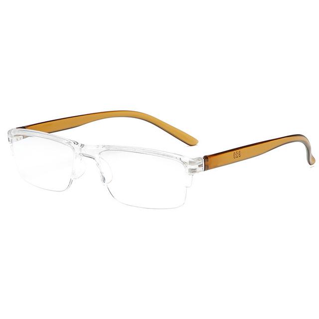 Retro Quadratische Lesebrille Altersweitsichtbrille Tragbar Ultraleicht Altersweitsichtbrille Unisex Augenbrille mit +1.0 bis +4.0