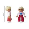 Magnetic Lego Figures 4 PCS/Kit Toy People Magnetic Blocks Accessories Compatible with Magnetic Tiles Educational Toys