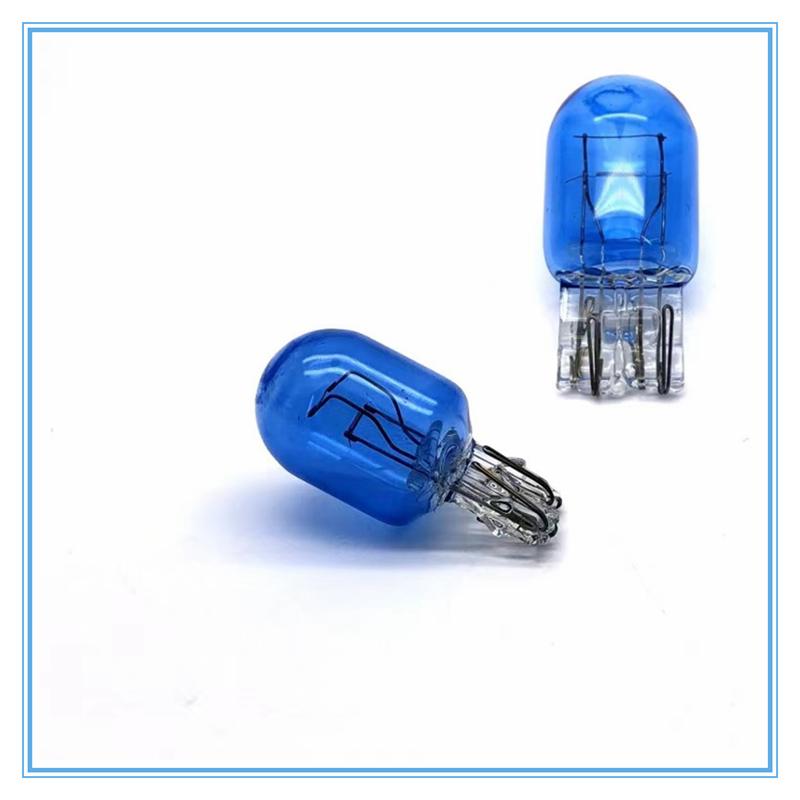 T20 7440 7443 WY21W W21W Halogen Bulbs 7443 W21/5W T20 Super Bright Backup Reversing Light for Car Signal Lamp 12V Blue