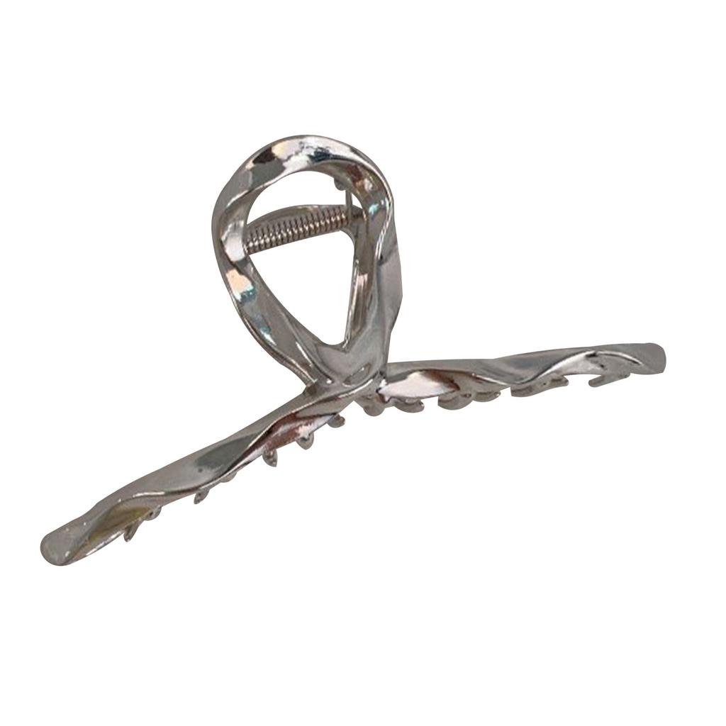 Hair Claw Clip Twisted Claw Clips Clamps Large Alloy Hair Catch Pure Color Styling Accessories
